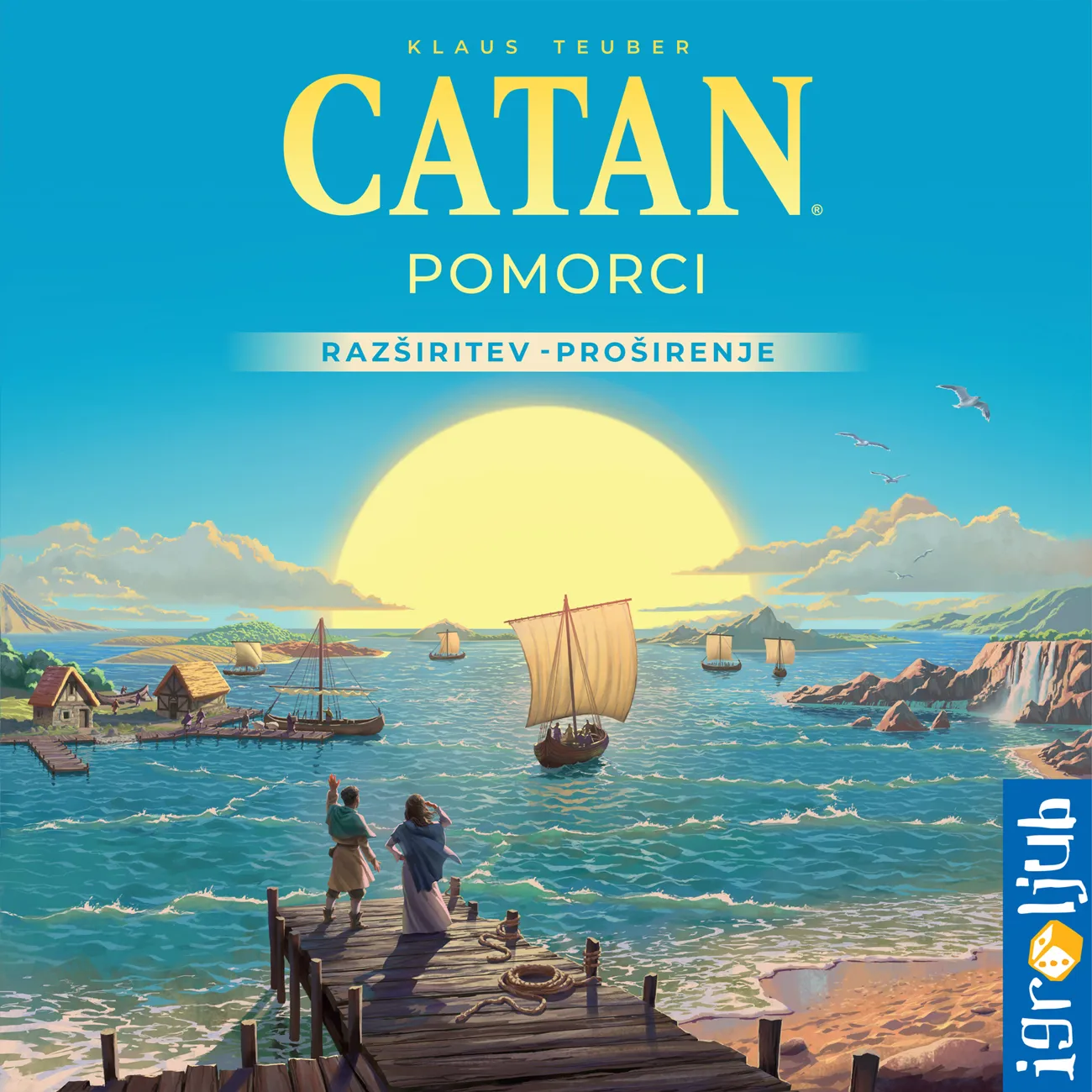 Nsalovnica prenovljene izdaje razširitve Pomorci za družabno igro Catan